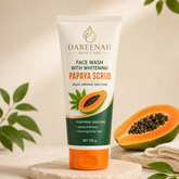 Dareenah Papaya Scrub Face Wash
