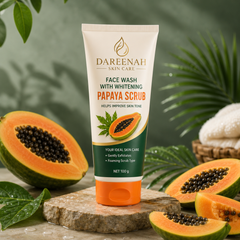 Dareenah Papaya Scrub Face Wash