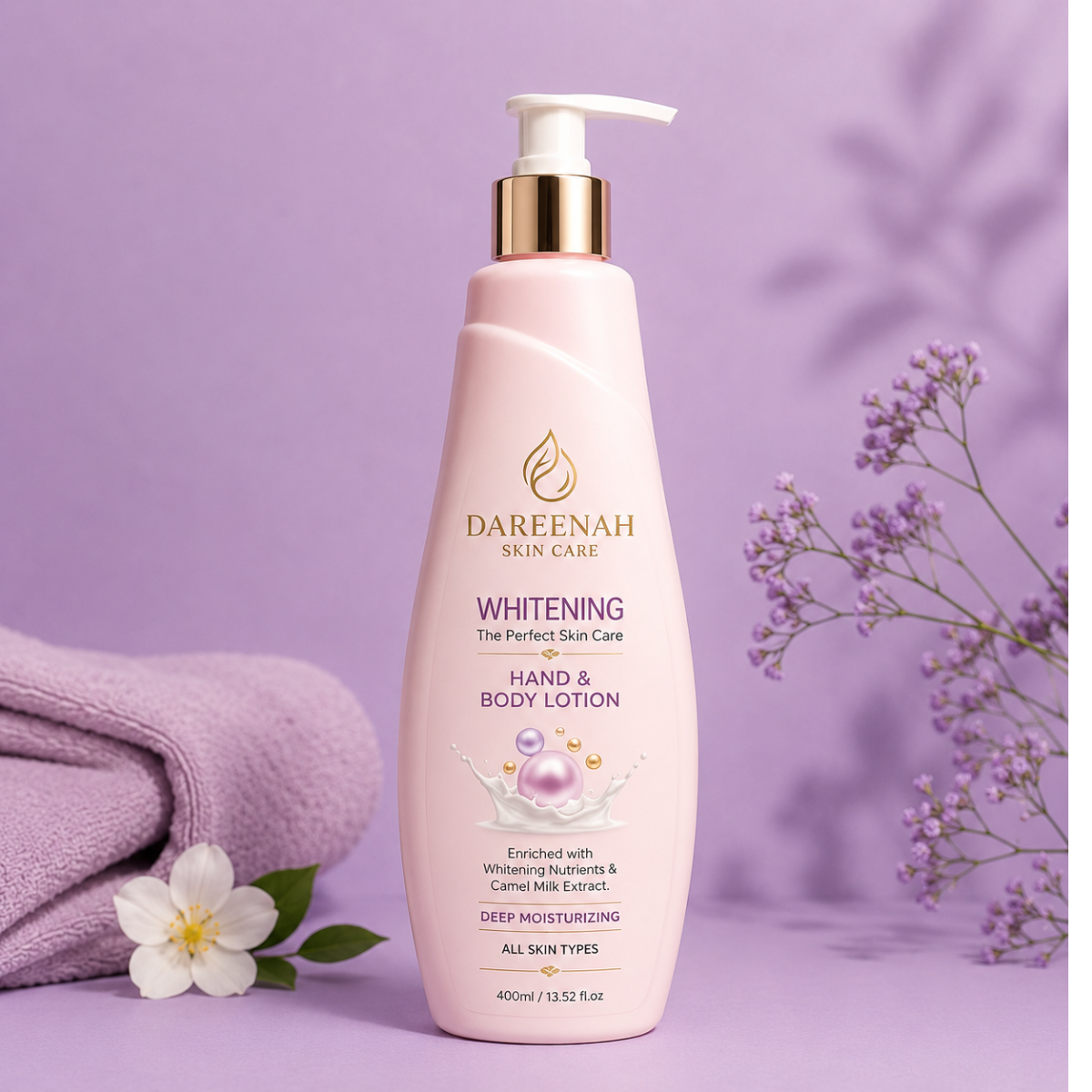 Dareenah Camel Milk Whitening Body Lotion