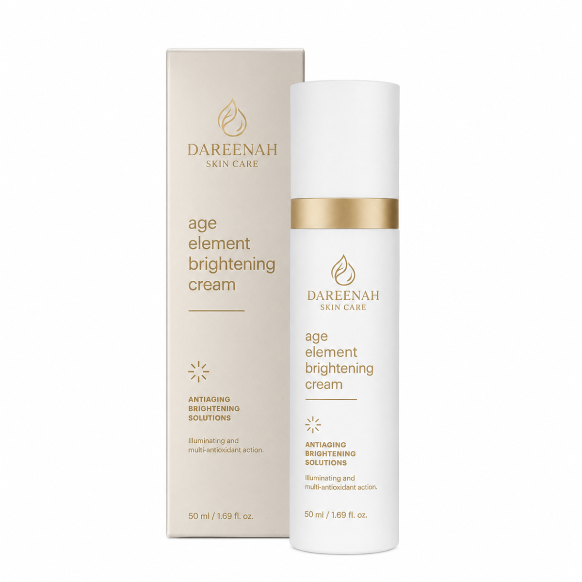 Dareenah Age Element Brightening Cream – Anti Aging & Skin Glow Formula