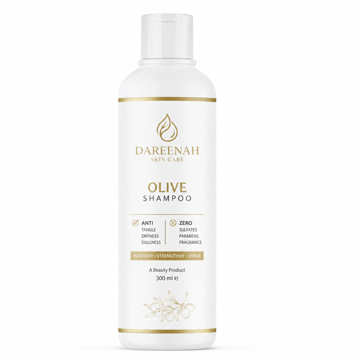 Dareenah Olive Shampoo – Nourish, Strengthen & Shine